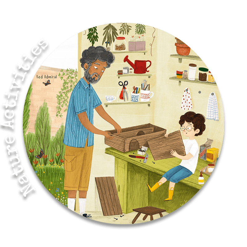 MNT_Circle-NatureActivities Making a hedgehog house